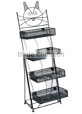 FD-20 metal wire basket display rack