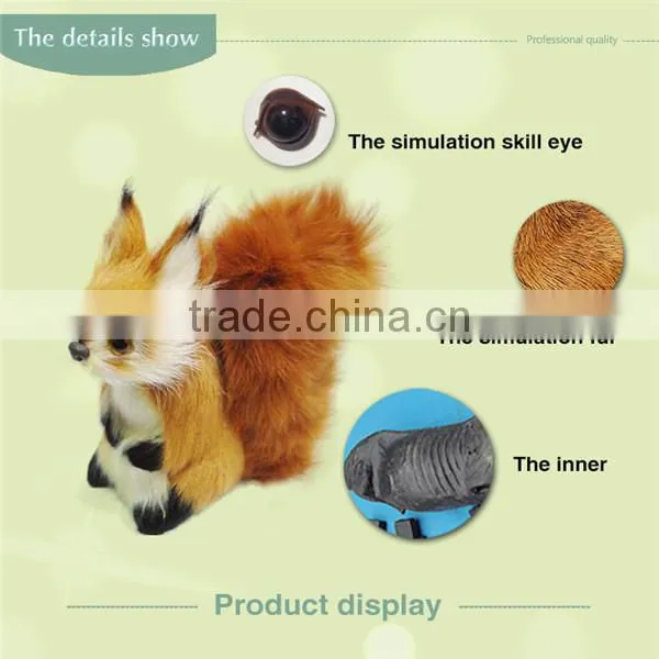 Christmas decoration fake squirrel plush animals tree decoration