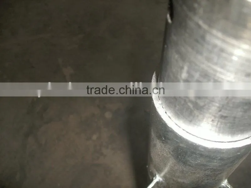 Galvanized fence post anchor