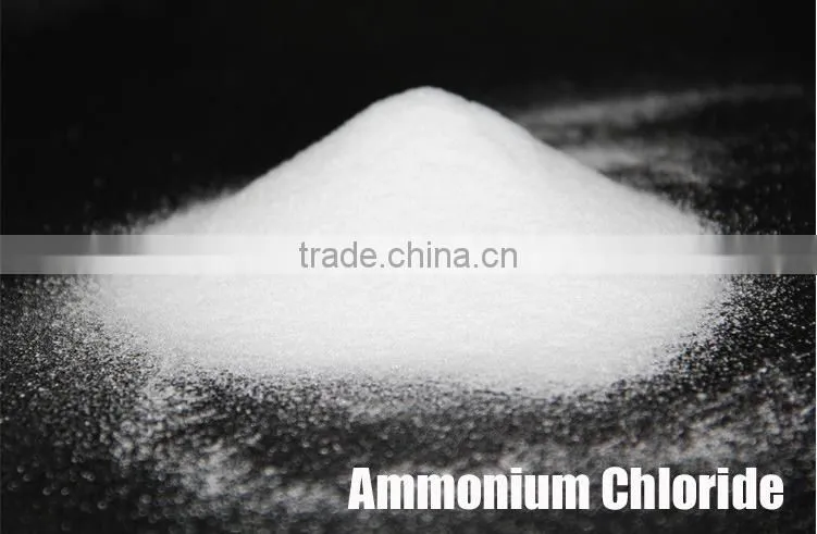 powder/crystal/granular industrial grade ammonium chloride 99.5% price used for battery casting dyes and so on