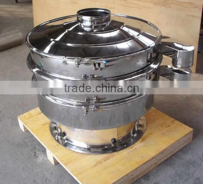 China round vibro sieve separator for Silicon powder