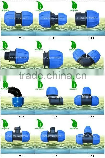 Irrigation PP fitting male tee