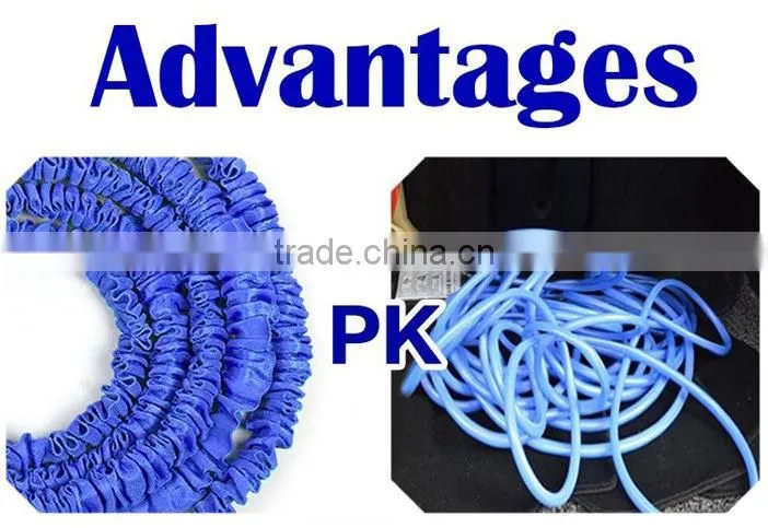 expandable garden hose / magic hose / latex hose with spray gun 25ft 50ft 75ft 100ft