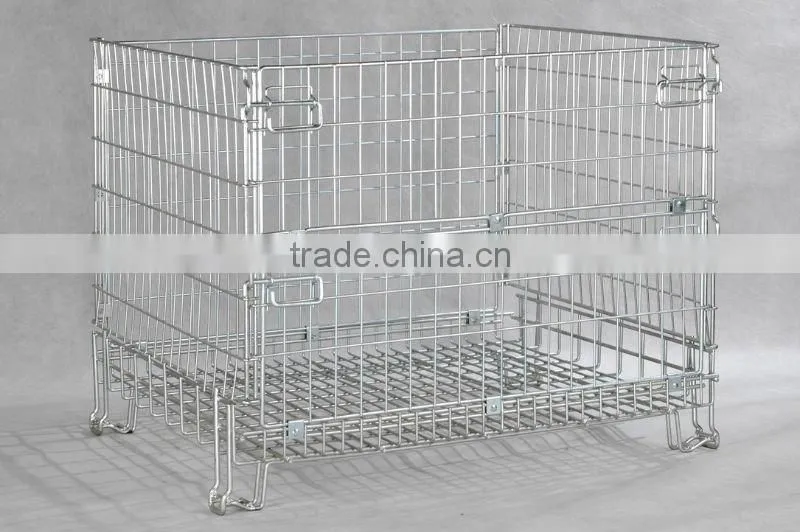 stacking wire mesh container