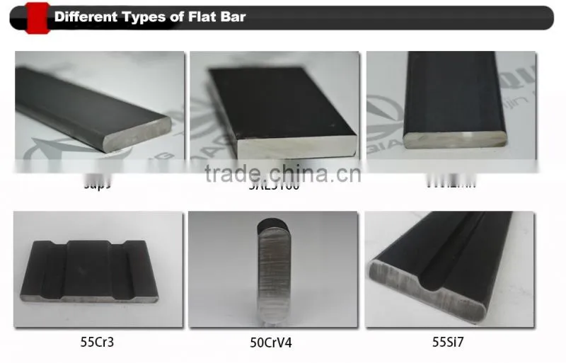 Flat spring steel for leaf spring steel with JIS SUP9 certification