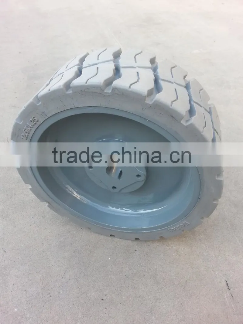 hot sale 15x5 scissor lift wheel for el machine