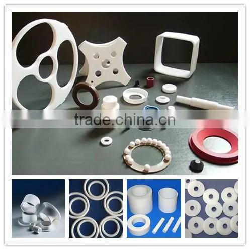 solid hard plastic engineering plastic machining parts PTFE machining parts
