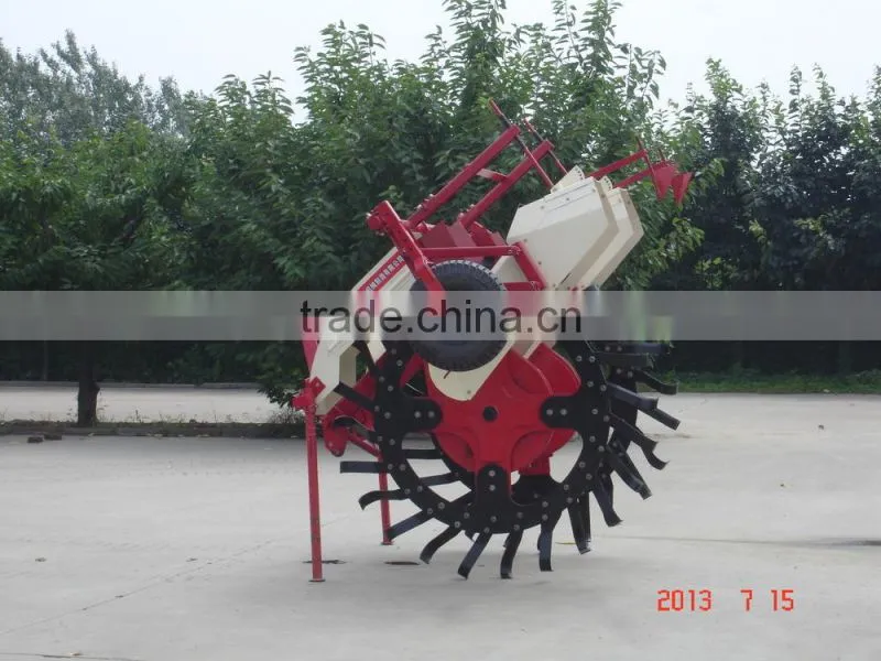 Long rhizome crops ditcher and scarafying machine