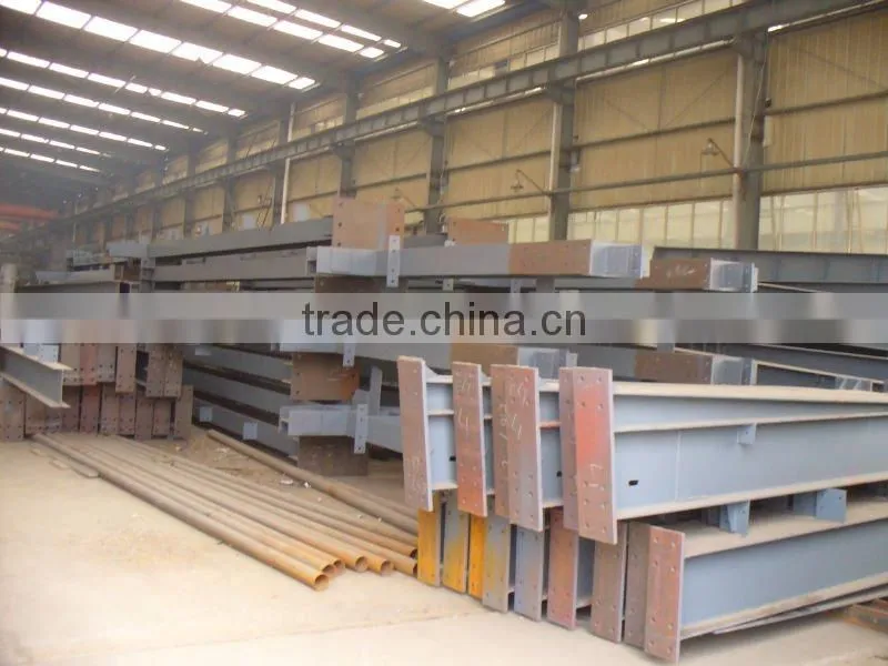 light design steel structure office with workshop