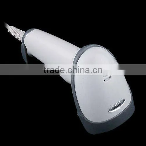White CCD scan laser Barcode Scanner Bar Code Reader