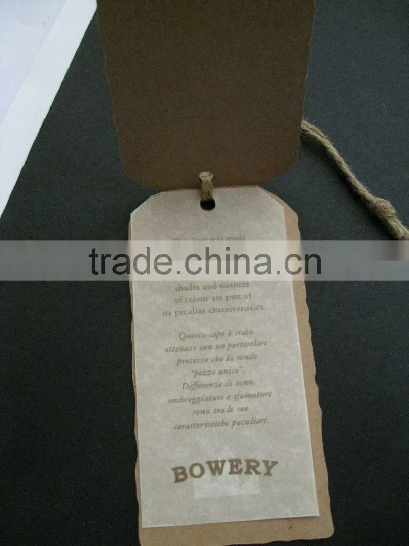 cardboard hang tag