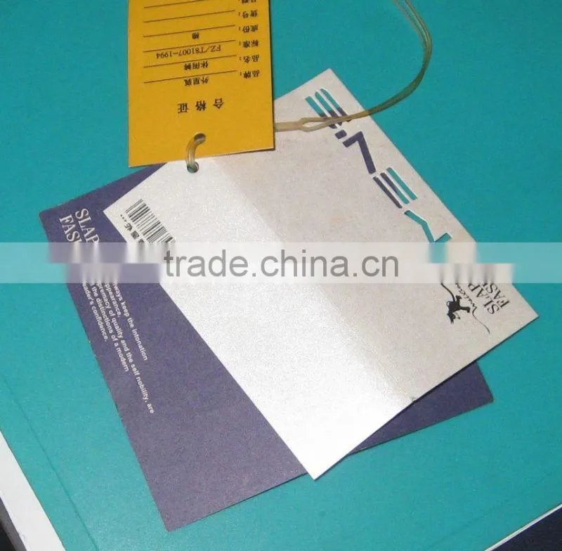 hang tag and label