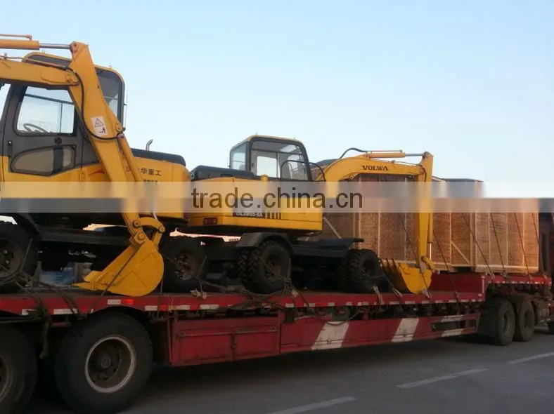Wolwa DLS880-9A 8t Wheeled Hydraulic Excavator with Bucket