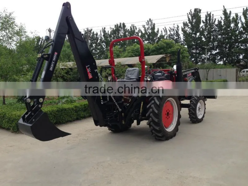 Tractor Backhoe Attachment with PTO hydraulic pump - attach to standard 3PL
