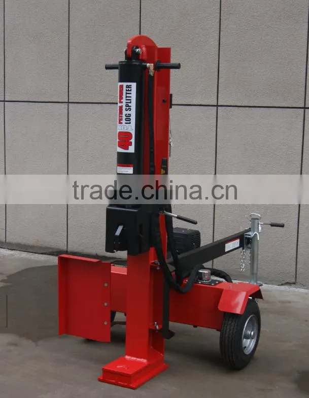 Diesel 40Ton log splitter with electric start CE approval