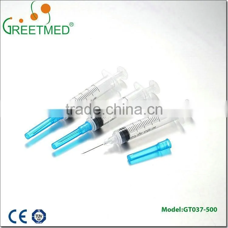 Good feedback disposable plastic medical syringe
