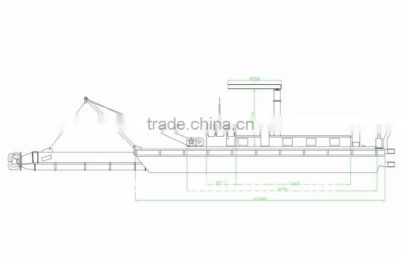 sand dredging ship for municipal facility project