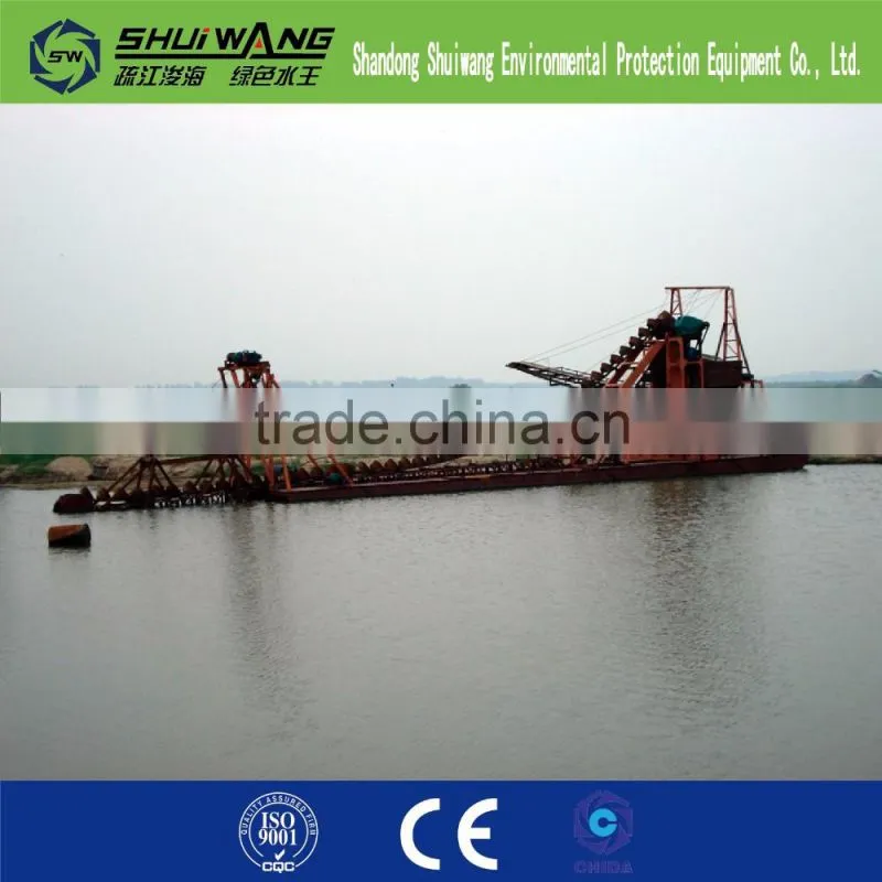chain bucket sand/alluvial mining dredger sea sand dredger