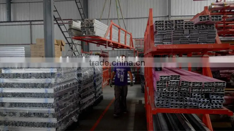 Curtain Wall, Fence, Assemble Line, Heatsink, LED, Solar Frame use Aluminium Profiles