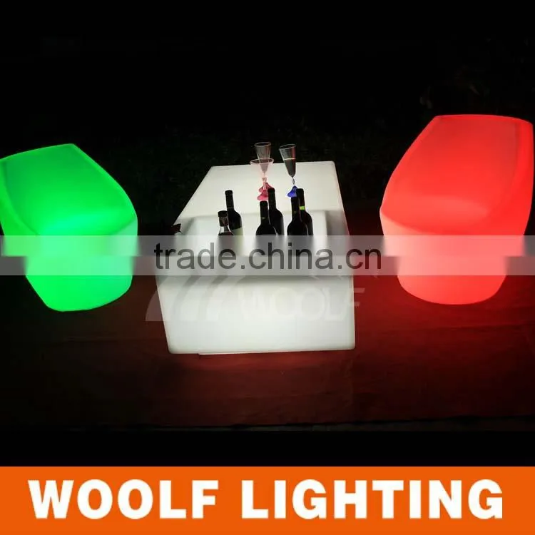 Favorite Rechargeable Illuminated Chair LED Glowing Furniture