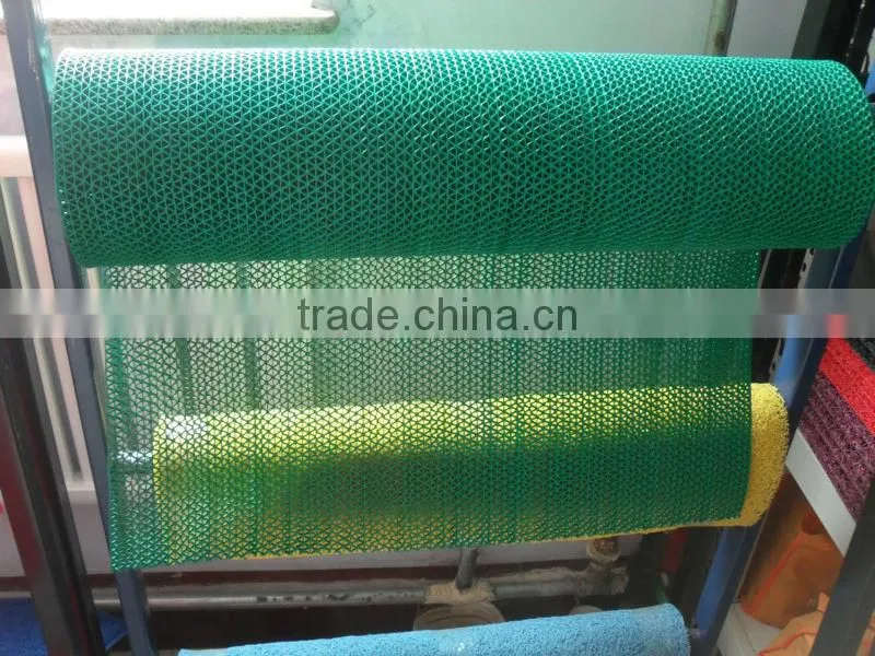 toilet PVC mat S pvc mat S mat with backing rubber mats with holes rubber hollow mat