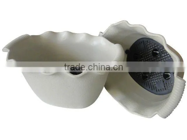 Ground Plastic garden flowerpot, plant pot, different colors, eco-friendly