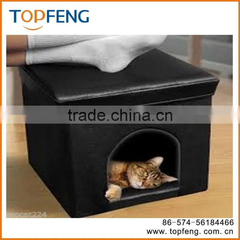 Pet house ottoman , dog and cat folding ottoman , pet ottoman