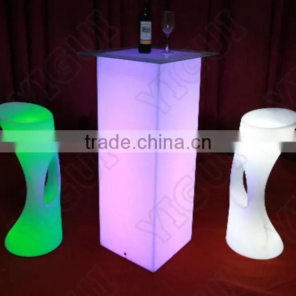 wireless battery remote bar LED Shining Double Table/ nice interactive multi touch table