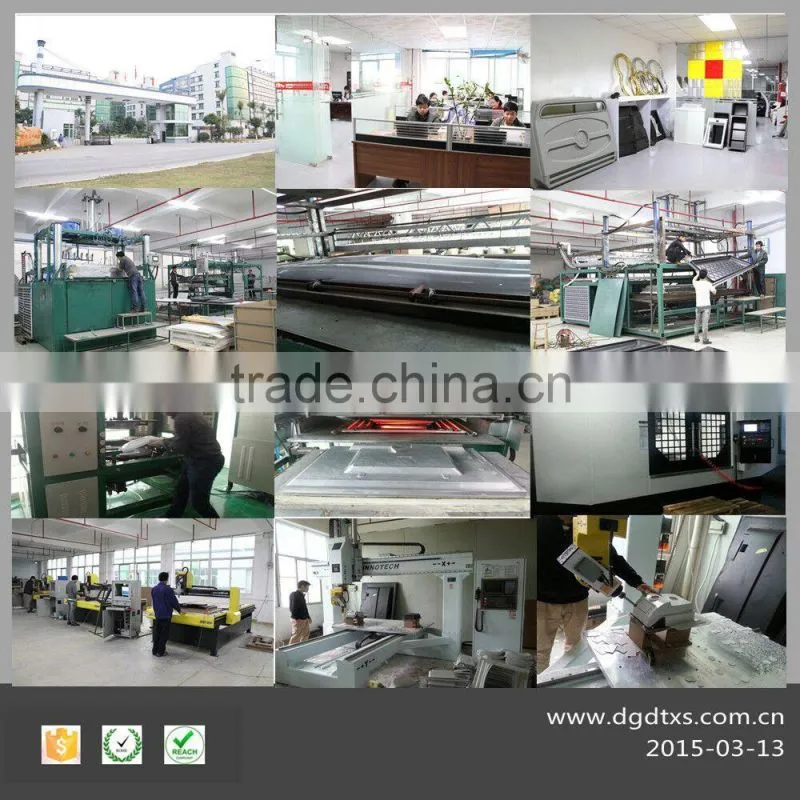 Wholesale vacuum thermoformed plastic display shelf