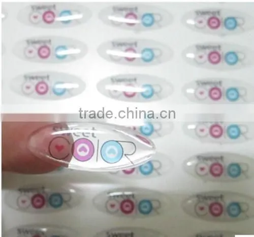 Top Quality Environmental Clear Epoxy Resin Sticker