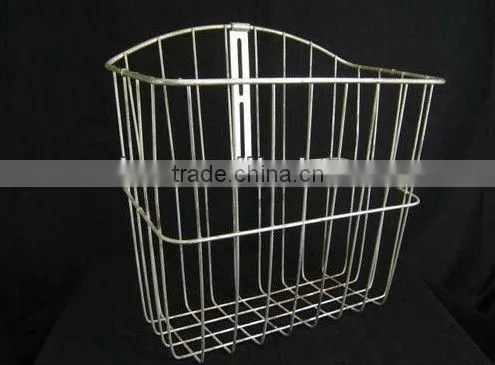 Vintage Wald Steel Wire Bicycle Saddle Bag Hanging Storage Basket Front Decor