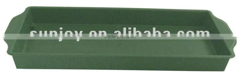 green plastic terrance trough tray /single brick foam funeral