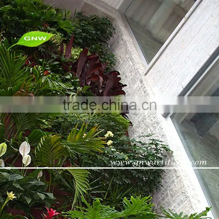 GNW GLW010 Artificial vertical garden modular wall for surpermarket decoration