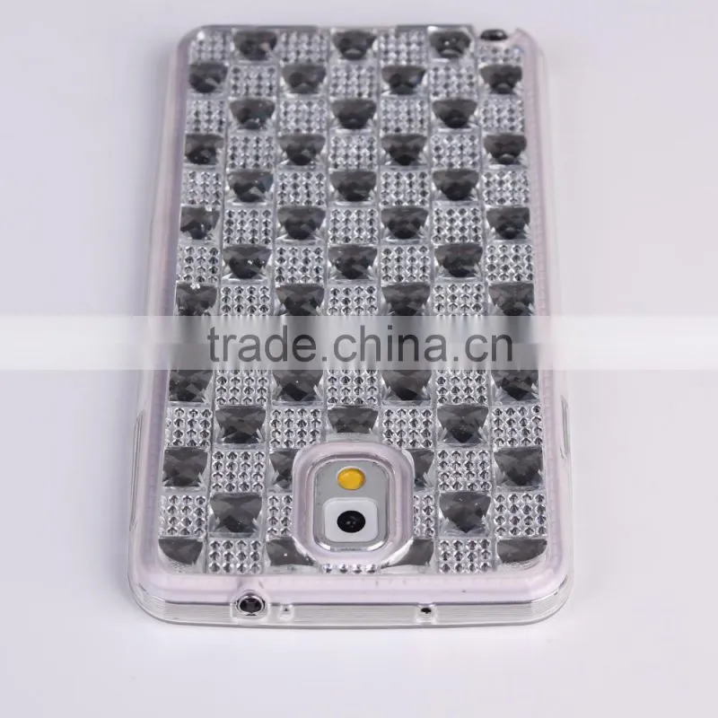 Luxury diamond stone phone case for Samsung NOTE 3