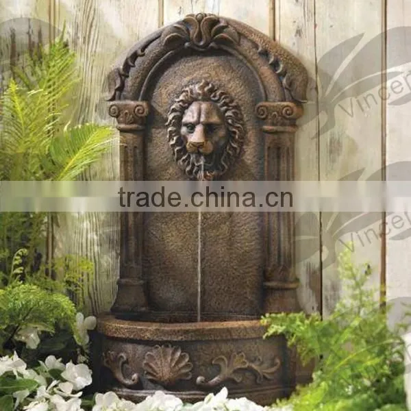 Lion Head Wall Fountain