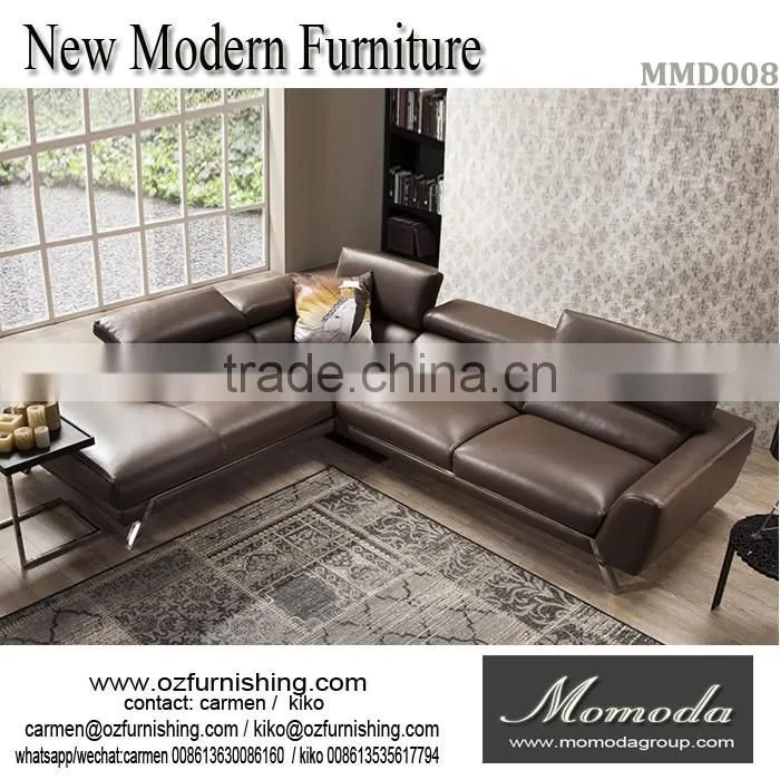 Home Furniture modern design leather sofa Chesterfield Sofa