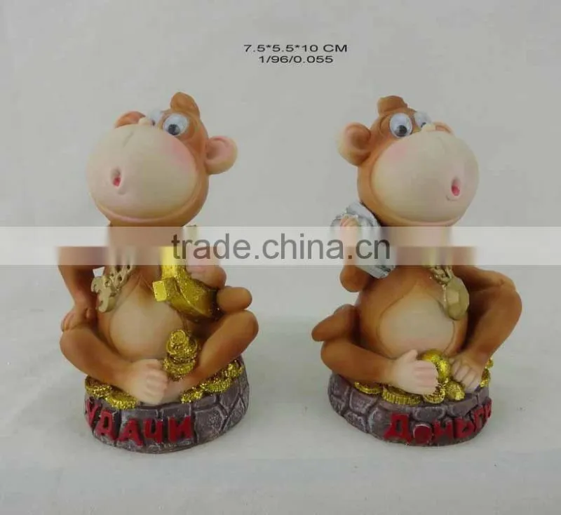 2016 Polyresin Decoration symbol monkey For Russian New Year