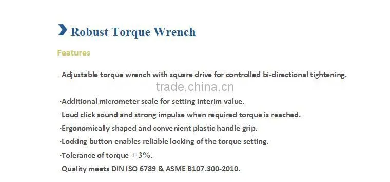 robust torque wrench