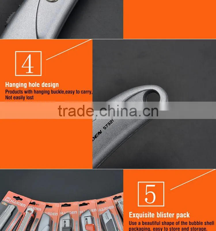 Auto Repairing Aluminum Retractable Universal Utility Knife