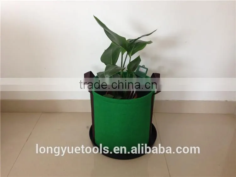 2016 new design wholesale colored non-woven grow bag