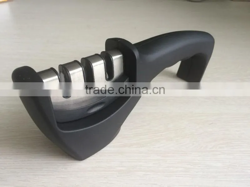 2016 manual ceramic knife sharpener 3 stage knife sharpener