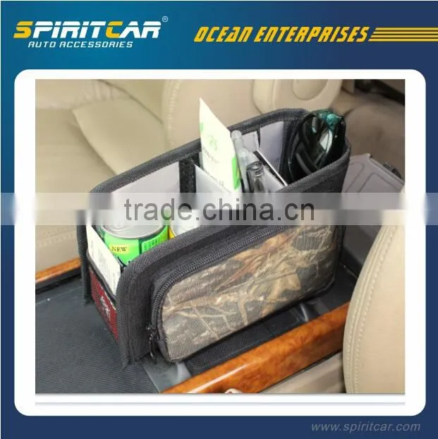 600D Oxford Car Backseat Organizer with Table Dest for Notebook