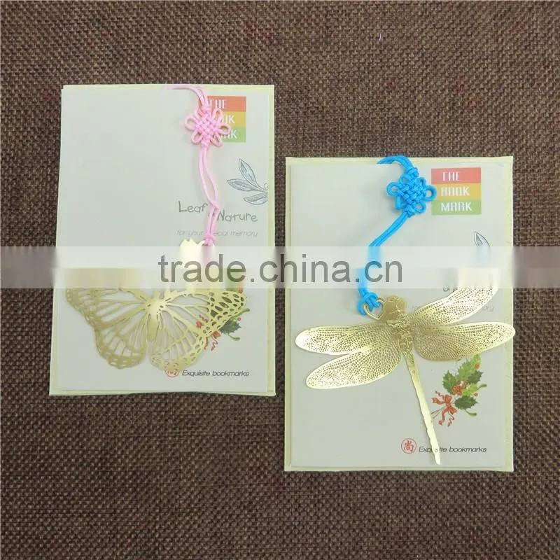 art & collectible fancy metal bookmark for souvenir and wedding decoration gifts