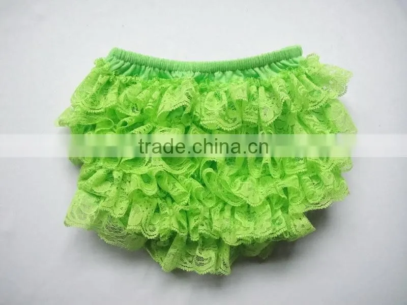 Newborn toddler ruffle infant shorts petti lace panties baby lace bloomer