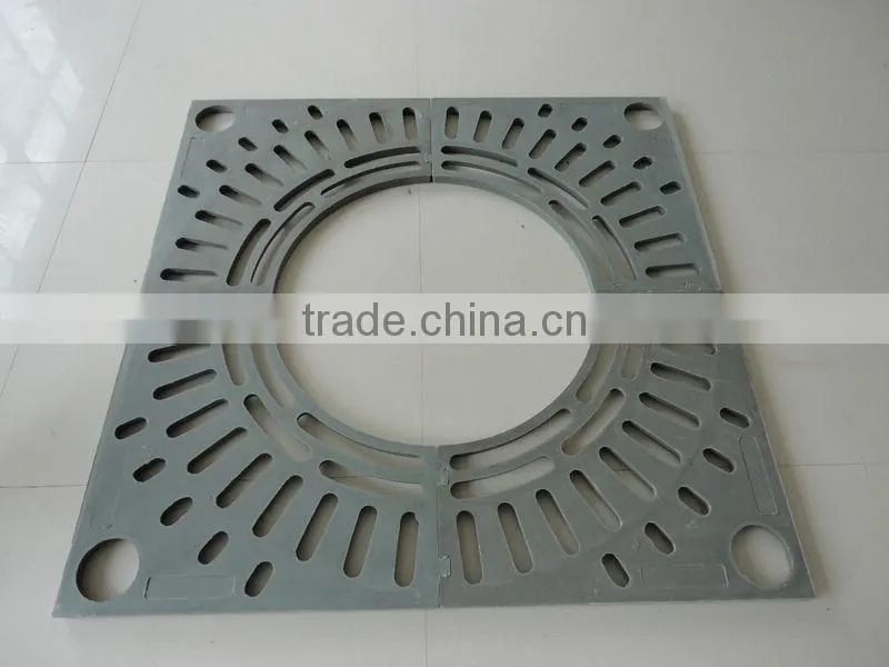 Composite fiberglass tree grate