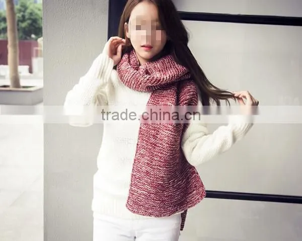 winter latest fashion elegant wear Korean style special blending knit men and women new scarf made in china