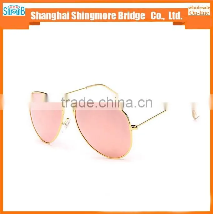 2017 china supplier hot sales new style mental sun glasses for fashion