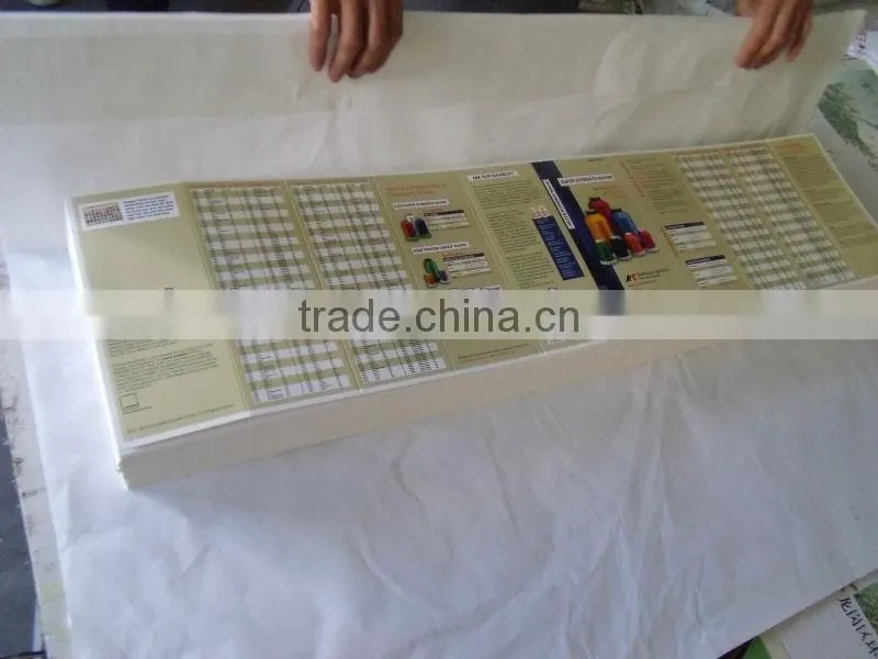 embroidery thread yarn shade card for clothes with good quality