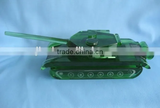 Crystal tank model for souvenir gift