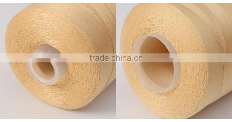 Cotton poly core spun sewing thread